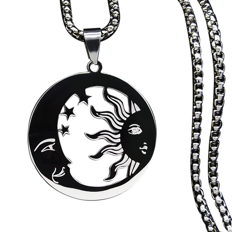 Wholesale five-pointed star necklace stainless steel necklace